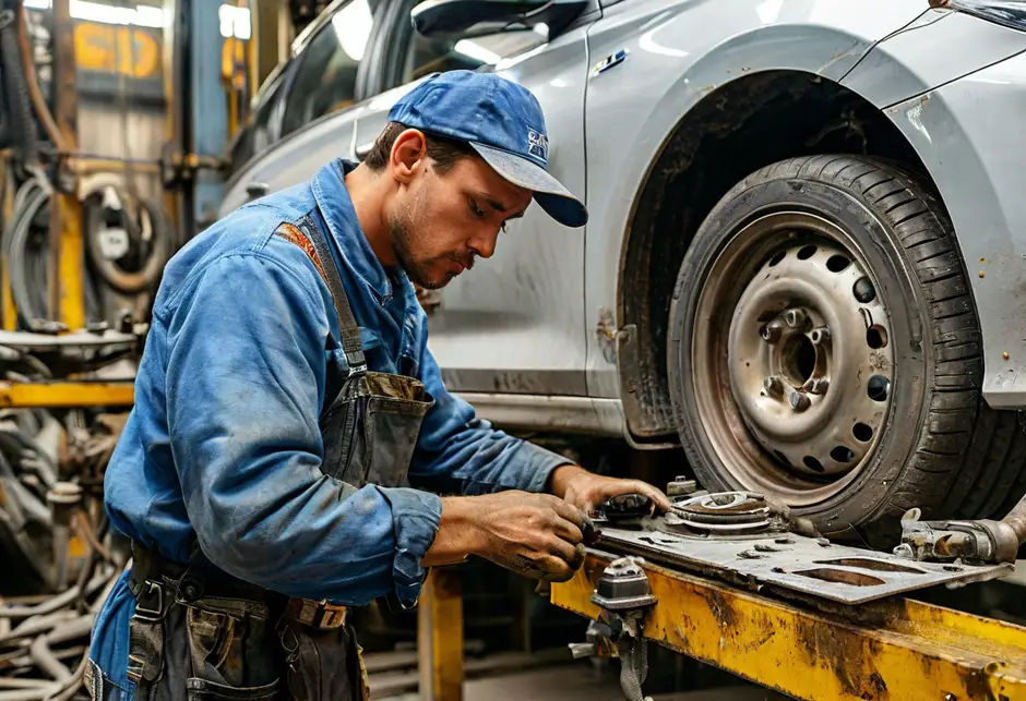 Замена комплекта задних тормозных колодок Хендай Солярис