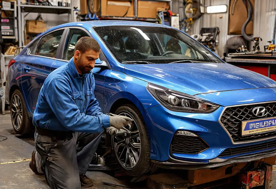 Выполнение шиномонтажа Хендай Старекс