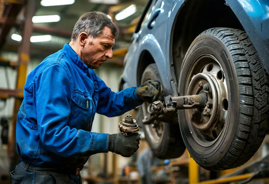 Замена заднего амортизатора Hyundai ix35/Tucson