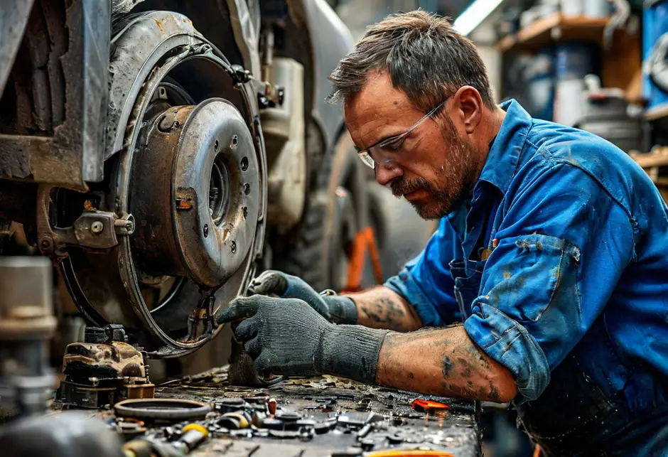 Ремонт комплекта направляющих суппорта (чистка, смазка, разработка) Хендай Солярис